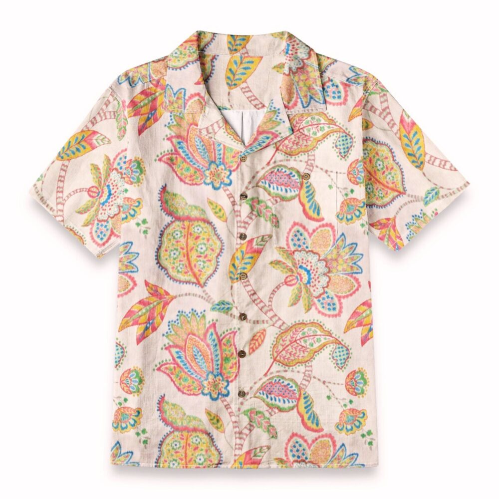 Boho Paisley Floral Art Print Shirt – Hawaiian Shirt