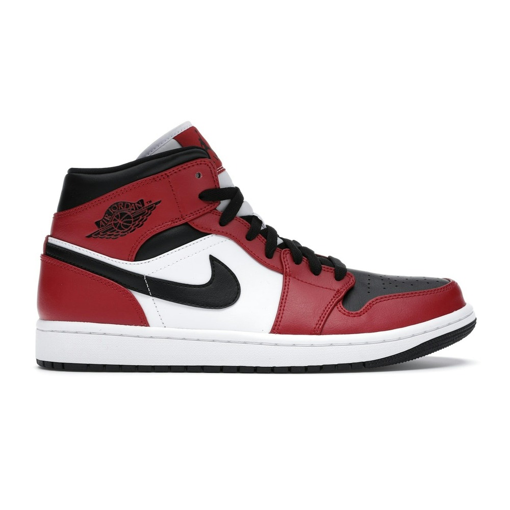 Air Jordan 1 Mid Chicago Black Toe 554724-069