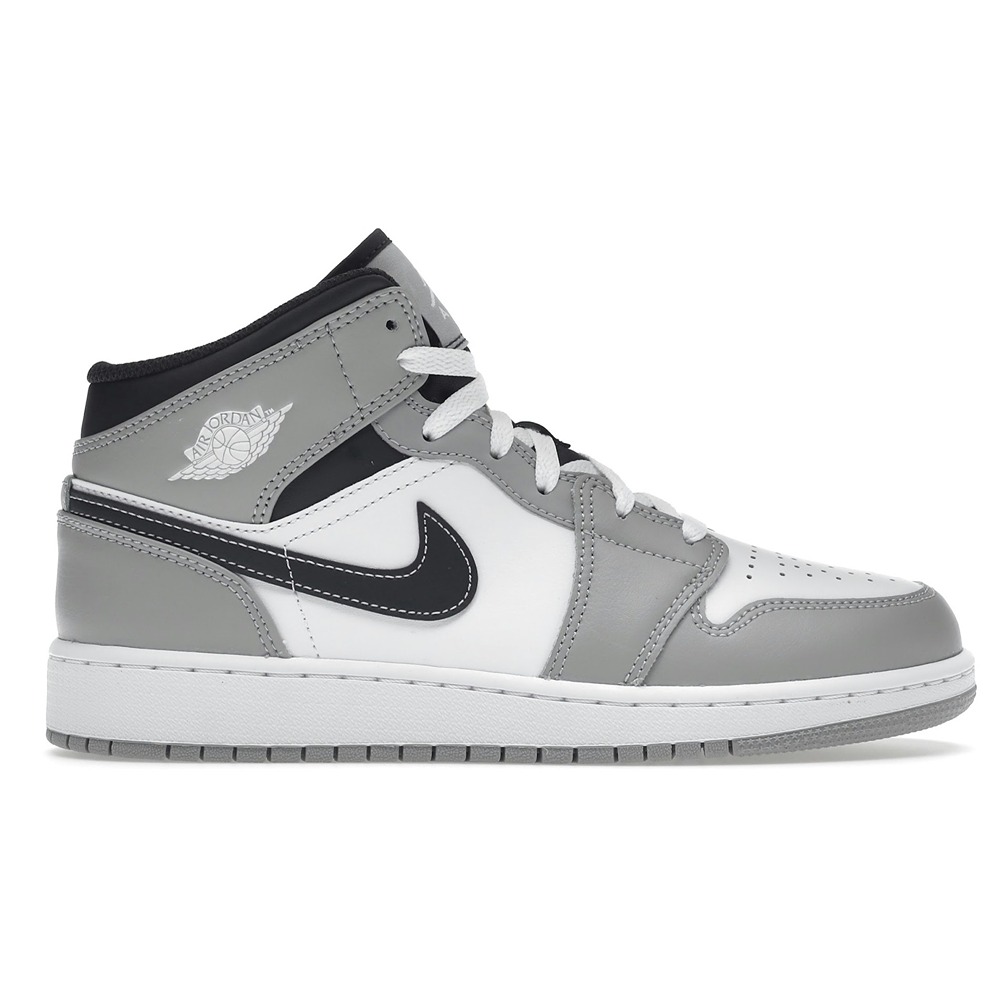 Air Jordan 1 Mid GS Light Smoke Grey (Grade-Schooler) 554725-092