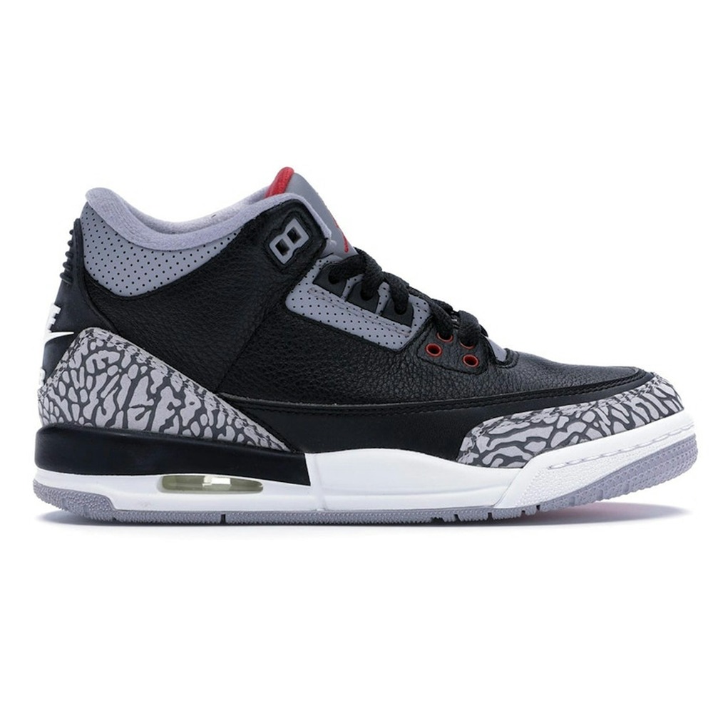 Air Jordan 3 Retro OG BG Black Cement (2018 edition) (Grade-School-Boy) 854261-001