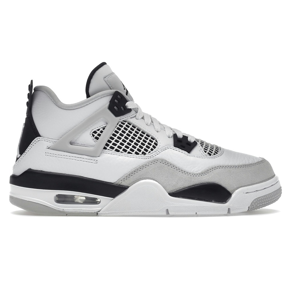 Air Jordan 4 Retro GS Military Black (Grade-Schooler) 408452-111