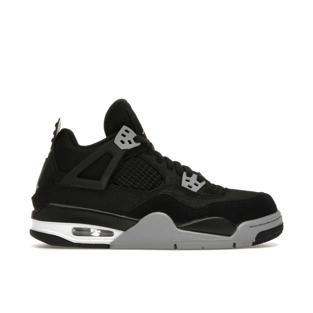 Air Jordan 4 Retro SE GS Black Canvas (Grade-Schooler) DV0553-006