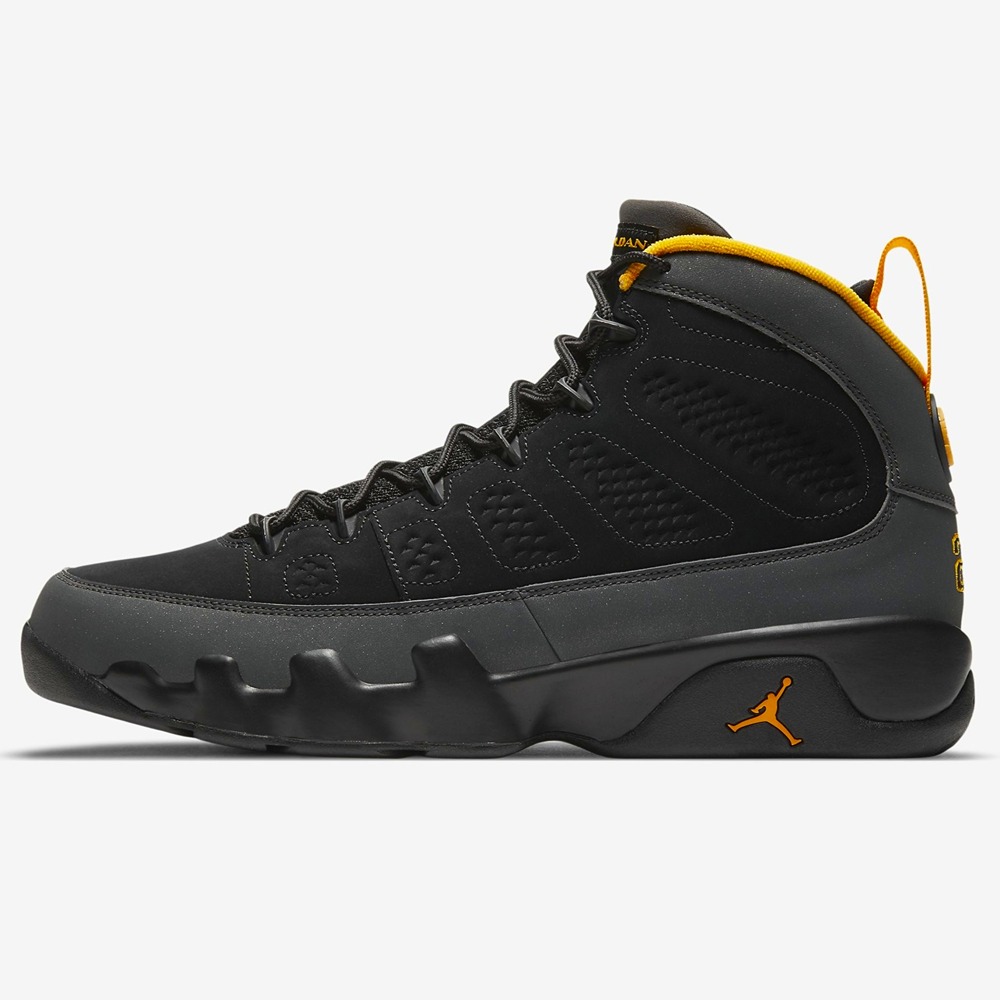 Air Jordan 9 Retro Dark Charcoal University Gold CT8019-070