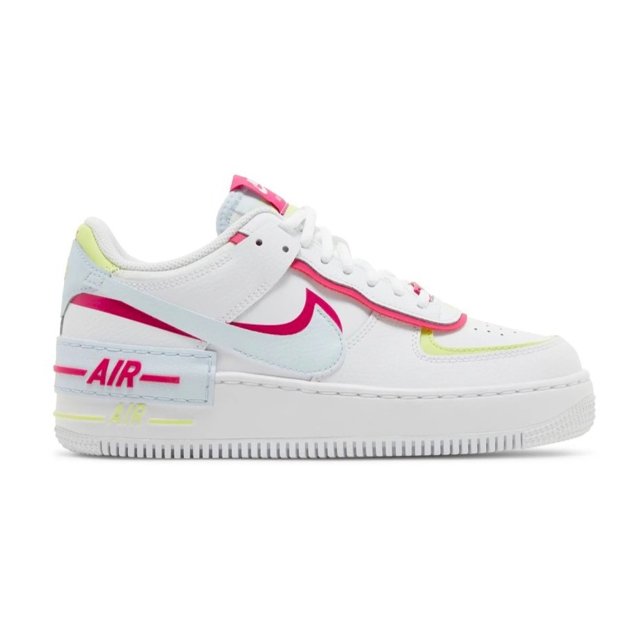 Nike Air Force 1 Shadow White Blue Tint Fireberry (Women Exclusive) FQ8885-100