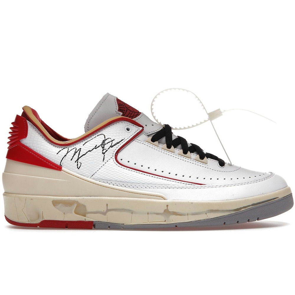 Off-White Air Jordan 2 Retro Low SP White Varsity Red DJ4375-106
