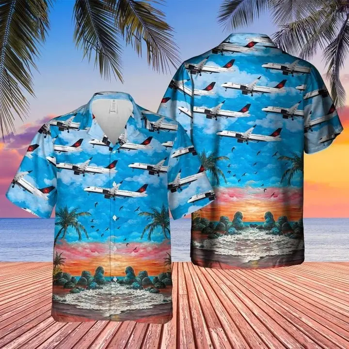 Air Canada Airbus A220300 Hawaiian Shirt BGR2765463 - Boogor