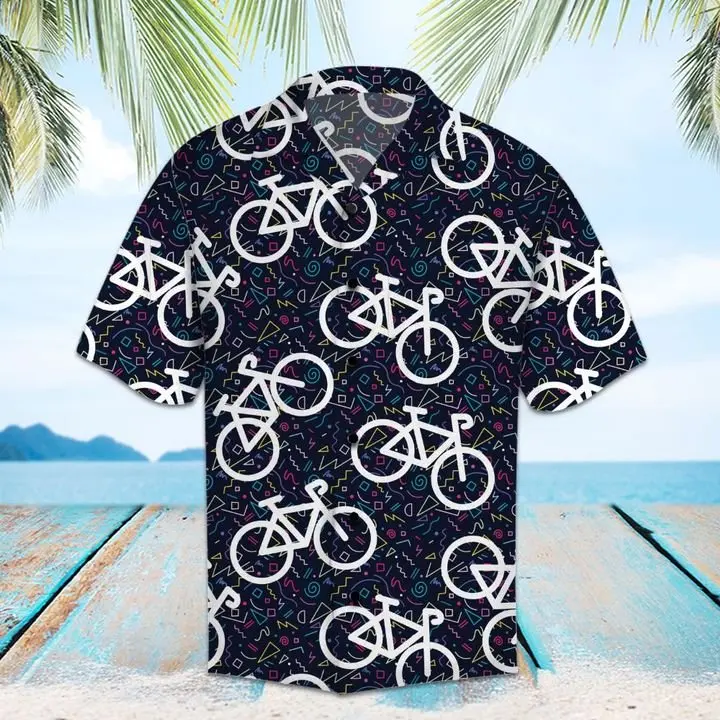 Amazing Biking Hawaiian Shirt Summer Button Up BGR2765467 - Boogor