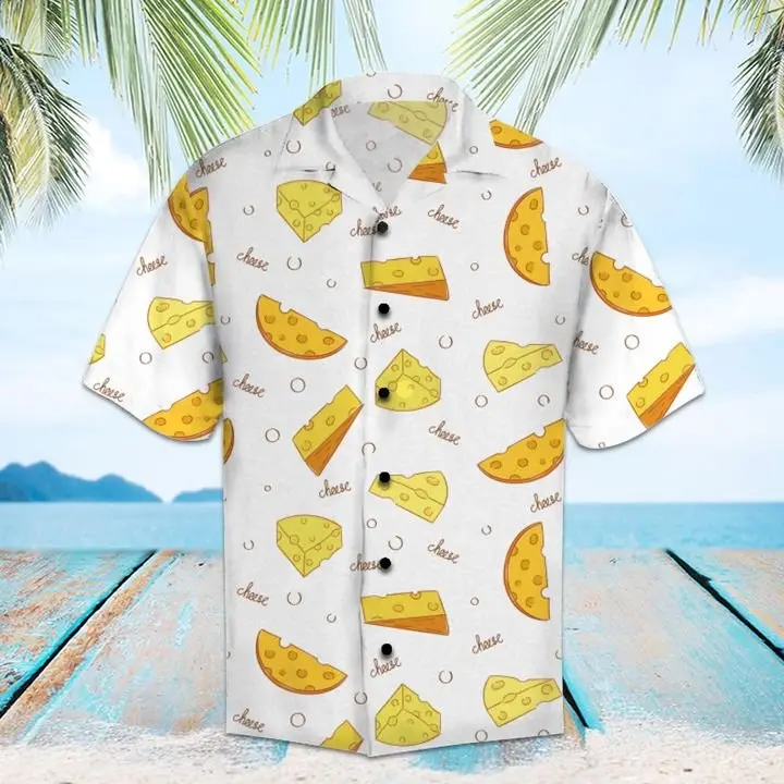 Amazing Cheese Hawaiian Shirt Summer Button Up BGR2765419 - Boogor