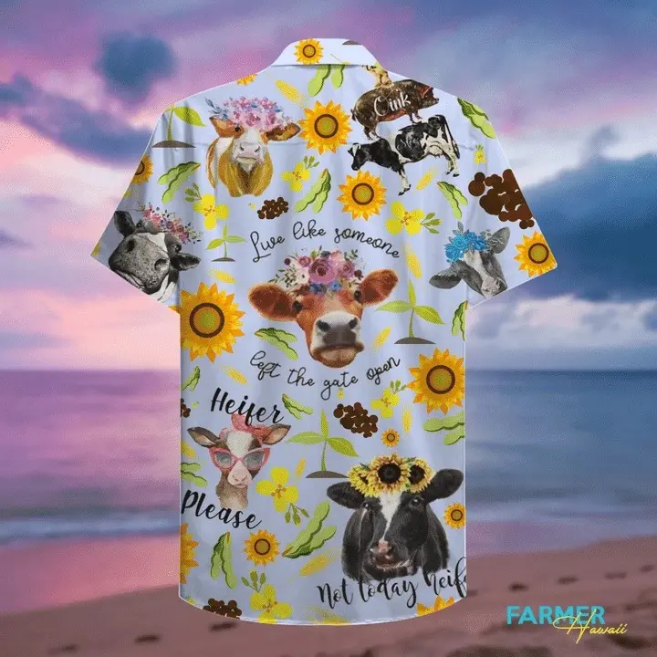 Amazing Farm Heifer Lover Hawaiian Shirt BGR2765514 - Boogor