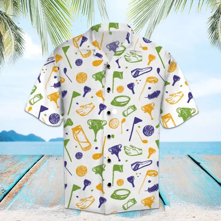 Amazing Golf Hawaiian Shirt Summer Button Up BGR2765453 - Boogor