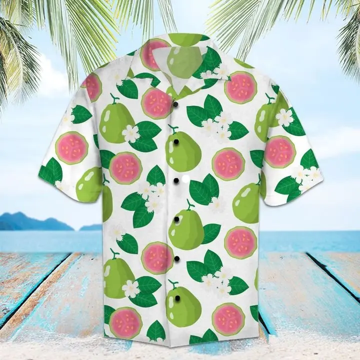 Amazing Guava Exotic Fruits Hawaiian Shirt Summer Button Up BGR2765452 - Boogor