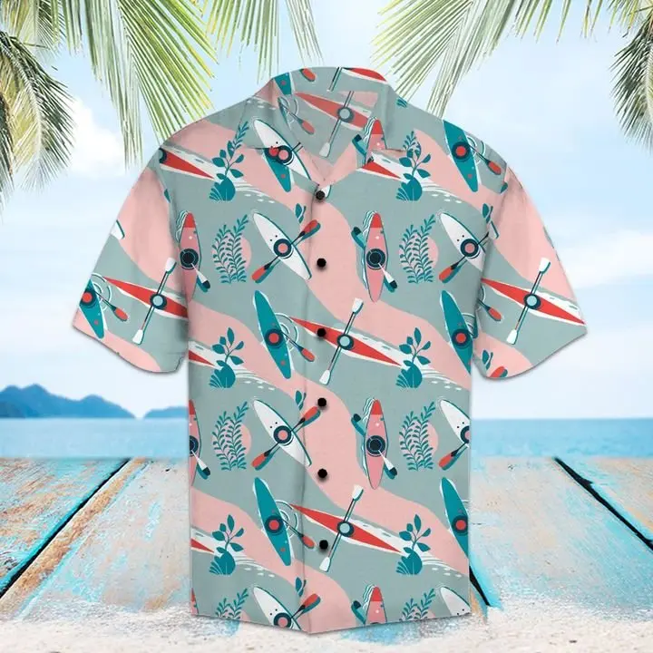 Amazing Kayak Hawaiian Shirt Summer Button Up BGR2765555 - Boogor