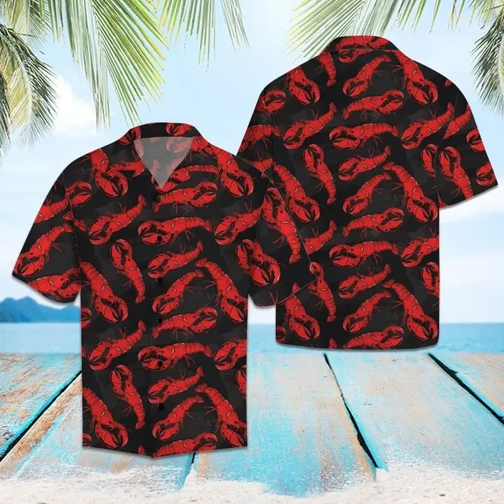 Amazing Lobster Hawaiian Shirt Summer Button Up BGR2765429 - Boogor