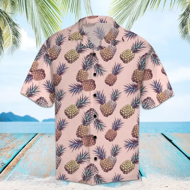 Amazing Pineapple Hawaiian Shirt Summer Button Up BGR2765410 - Boogor