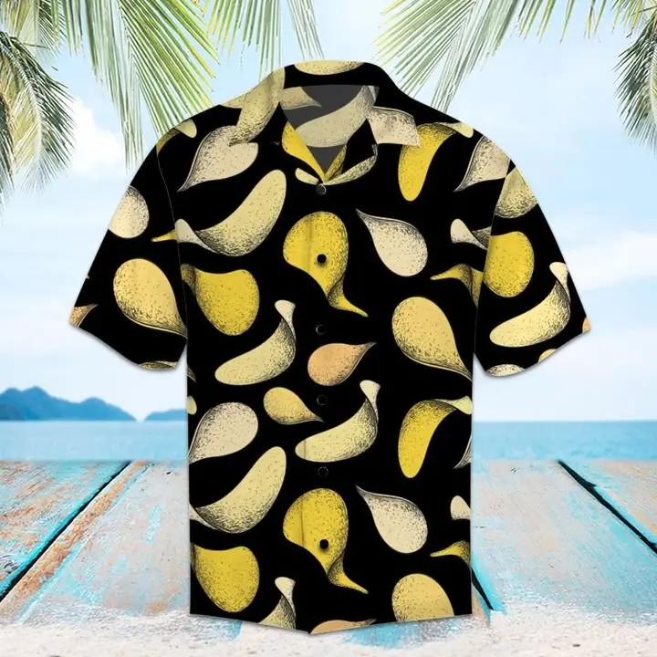 Amazing Potato Chips Hawaiian Shirt Summer Button Up BGR2765401 - Boogor