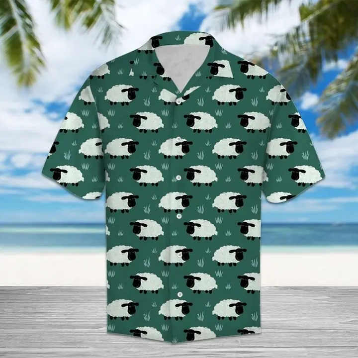 Amazing Sheep Hawaiian Shirt Summer Button Up BGR2765398 - Boogor