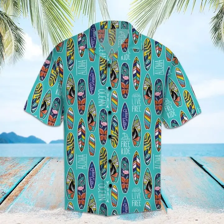 Amazing Surf Hawaiian Shirt Summer Button Up BGR2765442 - Boogor