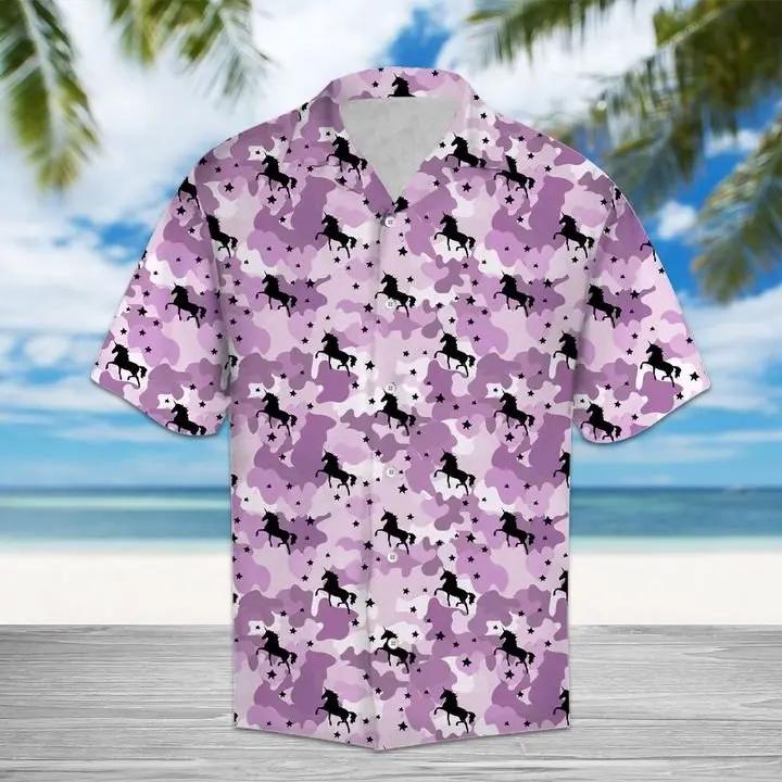 Amazing Unicorn Hawaiian Shirt Summer Button Up BGR2765567 - Boogor