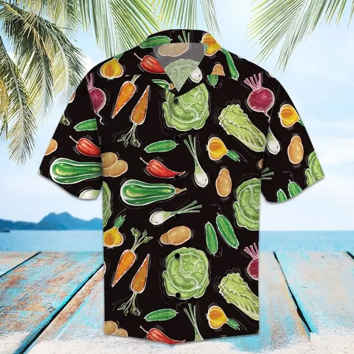 Amazing Vegan Hawaiian Shirt Summer Button Up BGR2765566 - Boogor