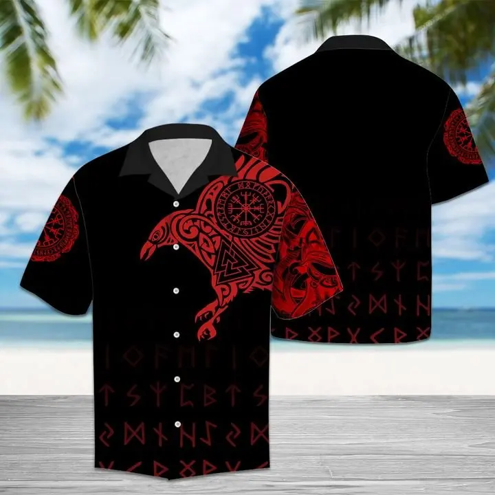 Amazing Viking Hawaiian Shirt Summer Button Up BGR2765565 - Boogor