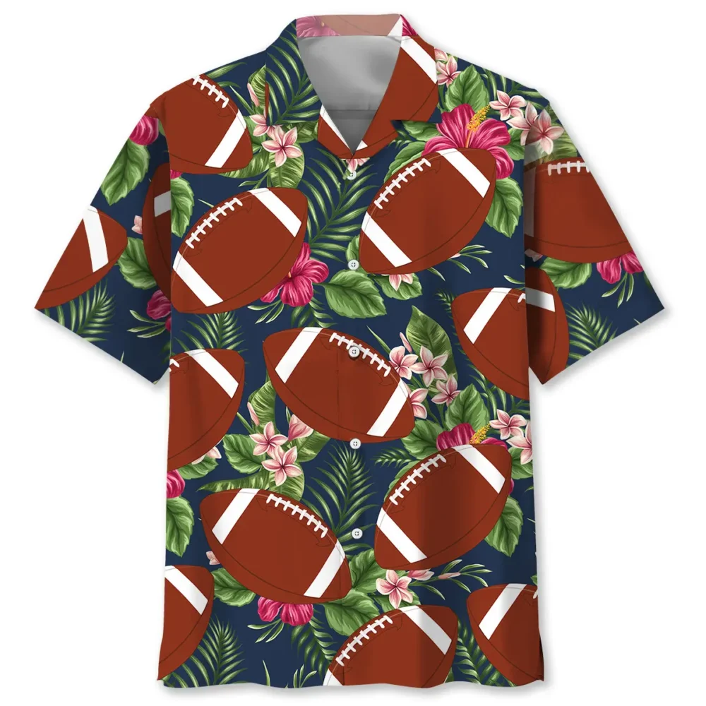 American Football Hawaiian Shirt BGR2764993 - Boogor