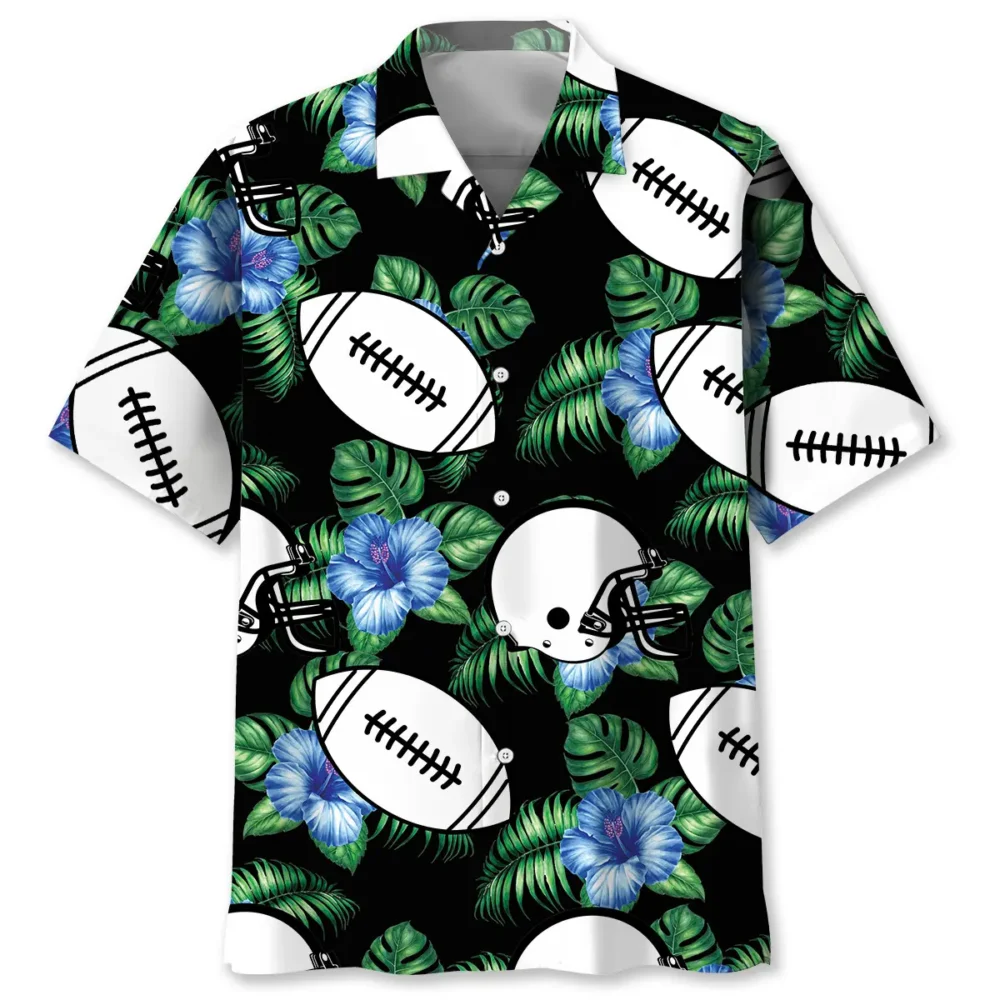 American Football Vintage Hawaiian Shirt BGR2764991 - Boogor