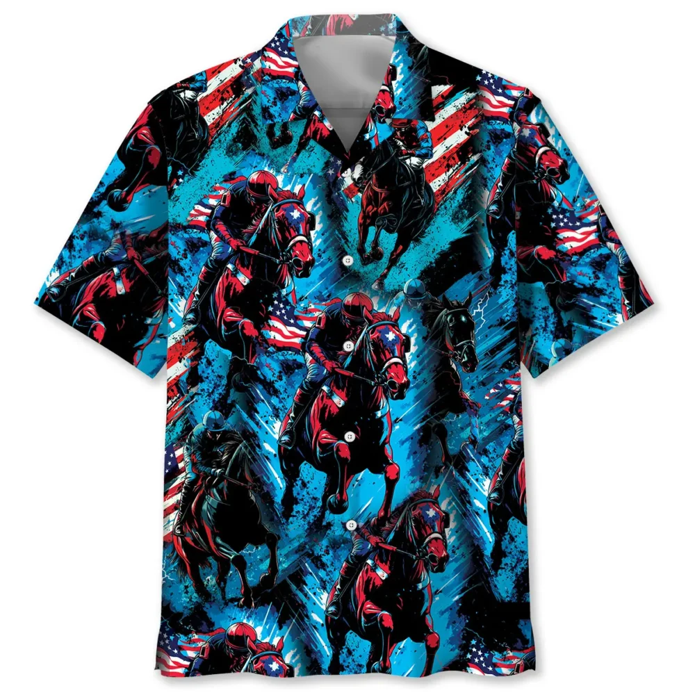 American Jockey Horse Racing Hawaiian Shirt BGR2764774 - Boogor