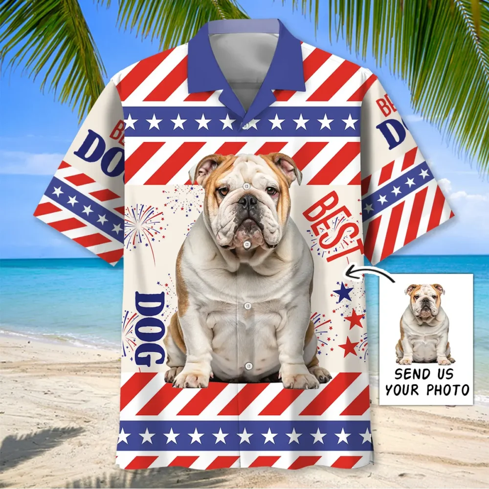 Best Dog Custom Photo Hawaiian Shirt BGR2764967 - Boogor