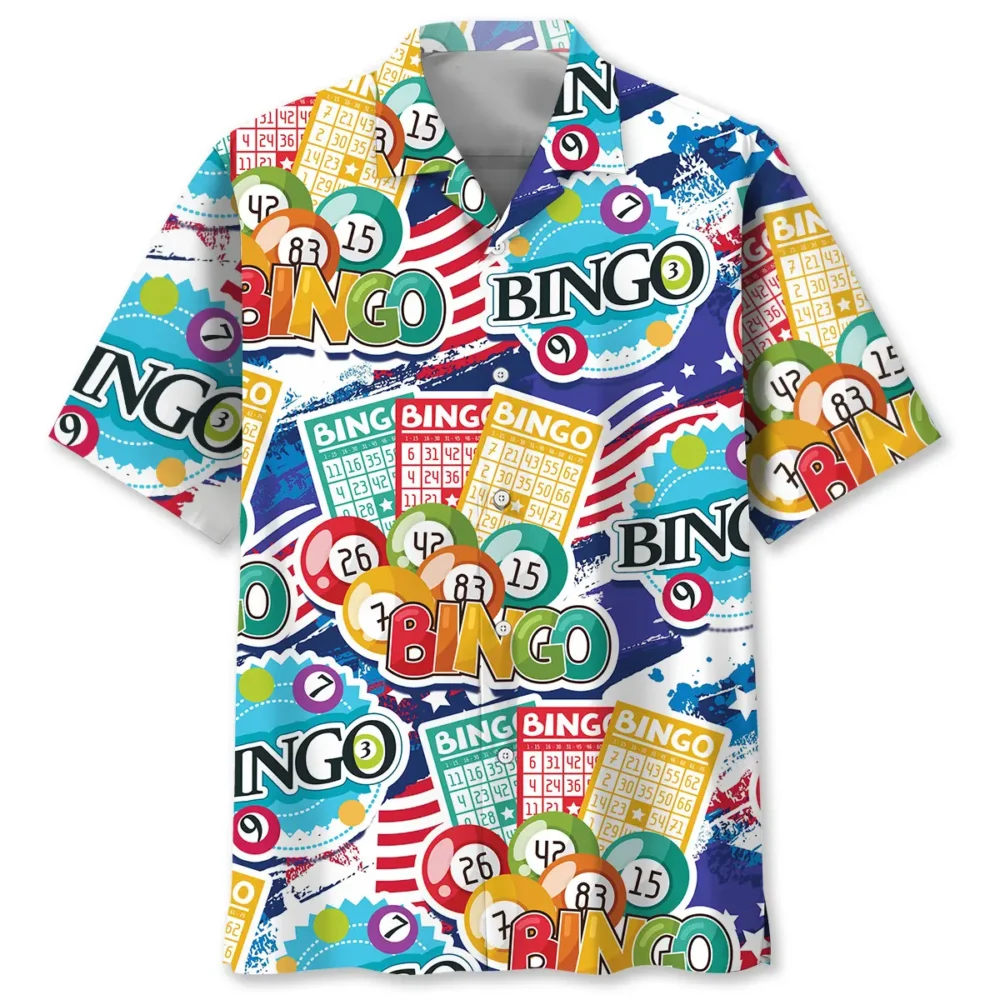 Bingo Lucky USA Hawaiian Shirt BGR2764975 - Boogor