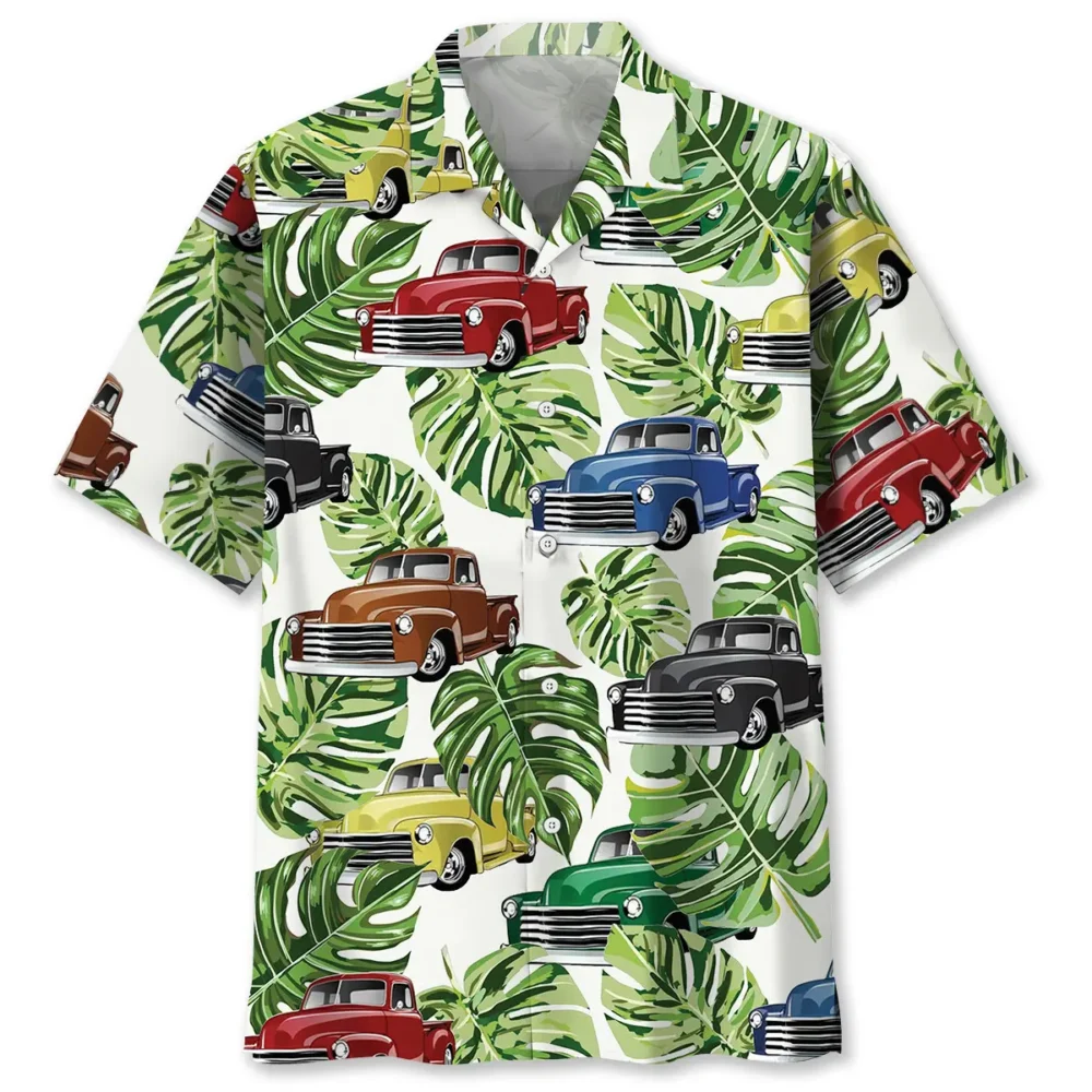 Classic Pick Up Truck Hawaiian Shirt BGR2764897 - Boogor