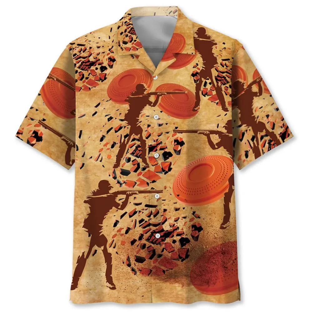 Clay Shooting Target Hawaiian Shirt BGR2764944 - Boogor