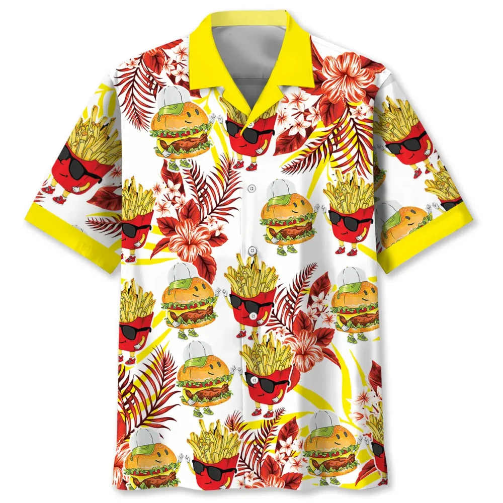 Cool Fun Combo Snacks Hawaiian Shirt BGR2764857 - Boogor