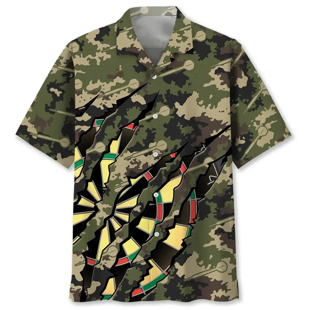 Darts Camo Hawaiian Shirt BGR2765004 - Boogor