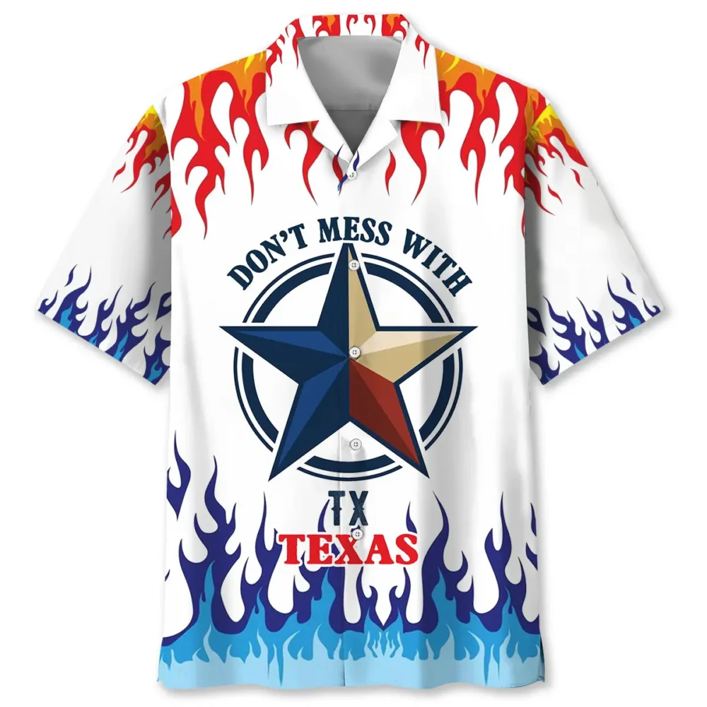 Don't Mess With Texas TX Hawaiian Shirt BGR2764794 - Boogor