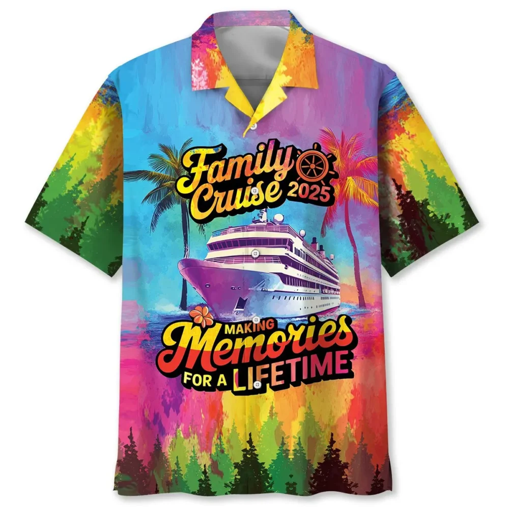 Family Cruise 2025 Making Memories For A Lifetime Hawaiian Shirt BGR2764874 - Boogor