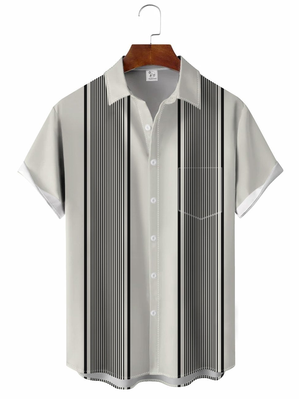 Geometric Classic Bowling Hawaiian Shirt BGR2765242 - Boogor