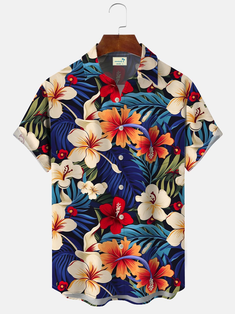 Hawaiian Beach Vacation Tropical Floral Aloha Hawaiian Shirt BGR2765338 - Boogor