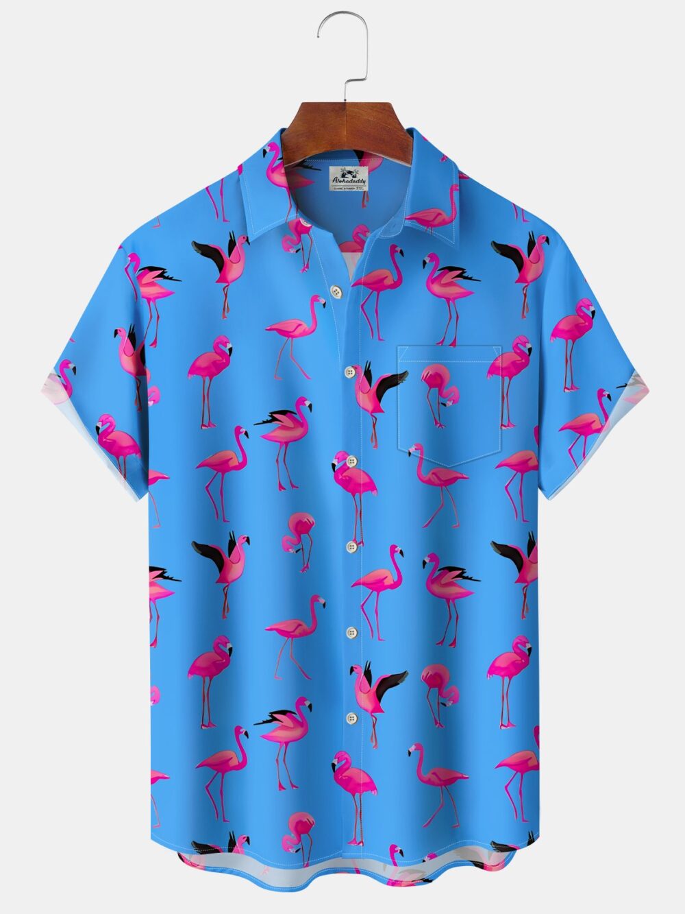 Hawaiian Tropical Beach Flamingo Vintage Vacation Hawaiian Shirt BGR2765230 - Boogor