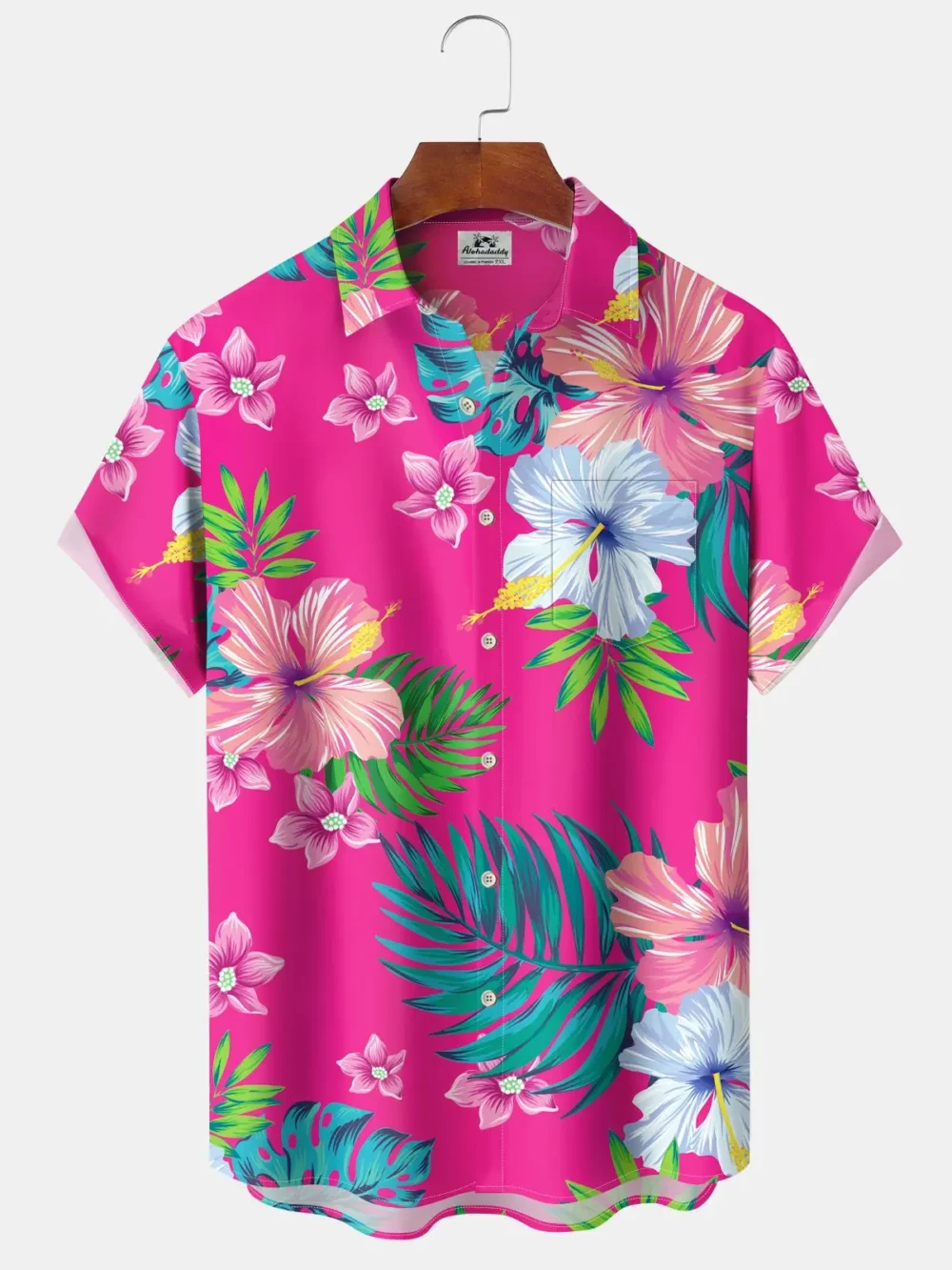 Hawaiian Tropical Floral Hawaiian Shirt BGR2765318 - Boogor