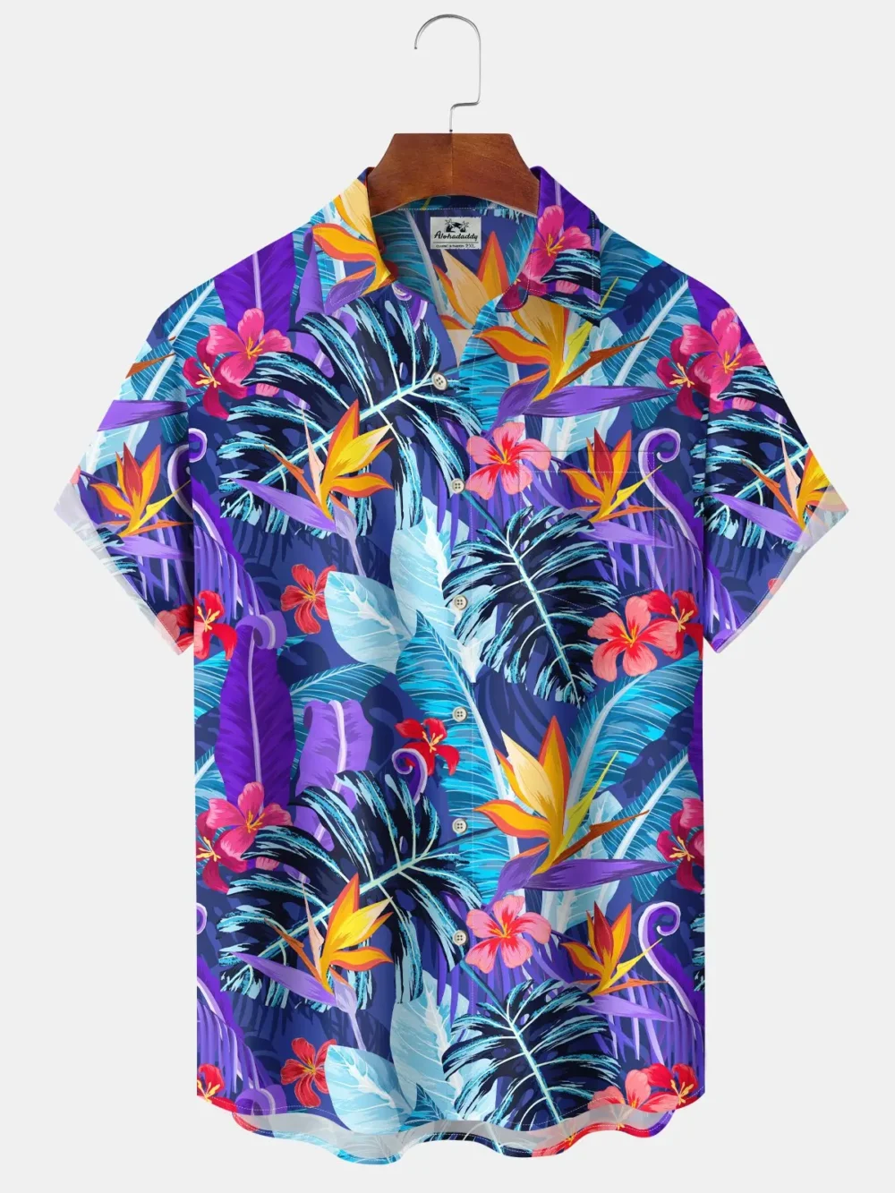 Hawaiian Tropical Floral Hibiscus Ombre Holiday Hawaiian Shirt BGR2765125 - Boogor