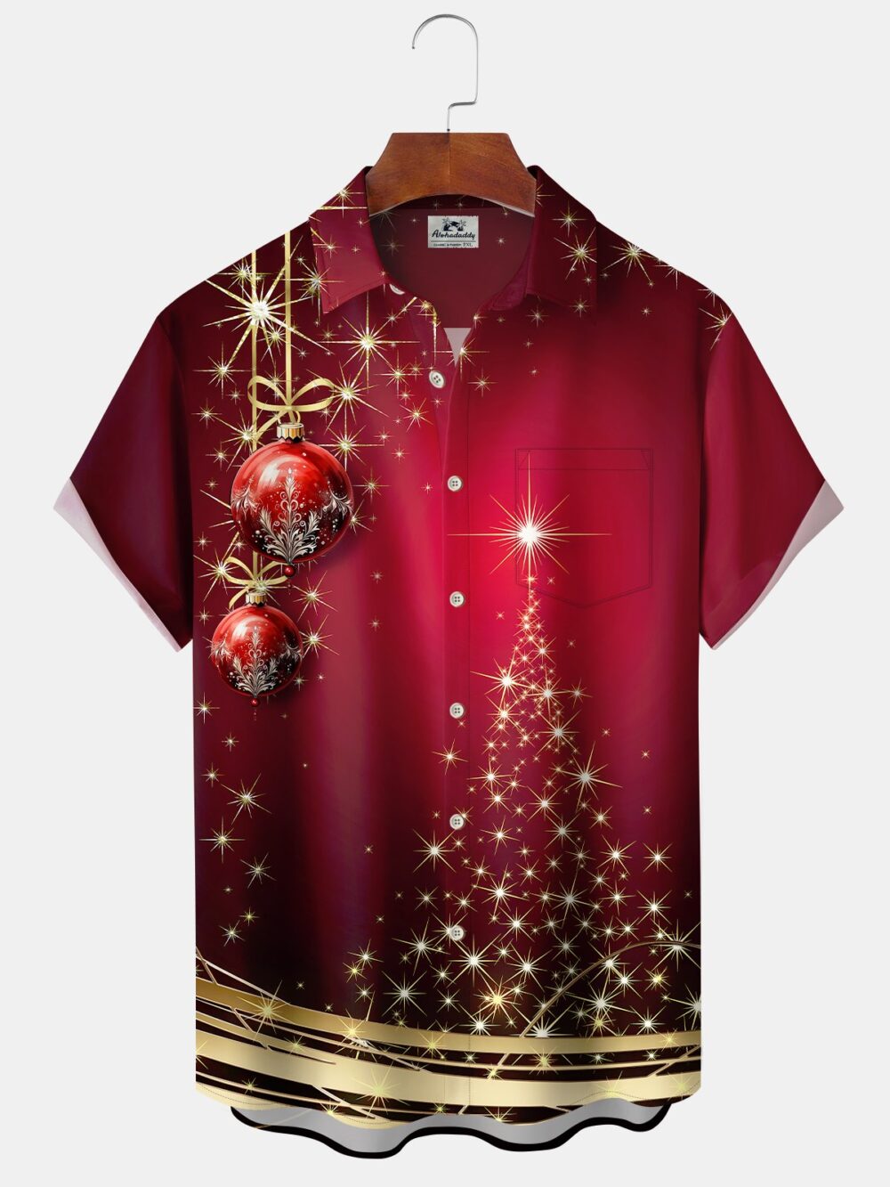Holiday Christmas 3D Christmas Tree Hawaiian Shirt BGR2765219 - Boogor