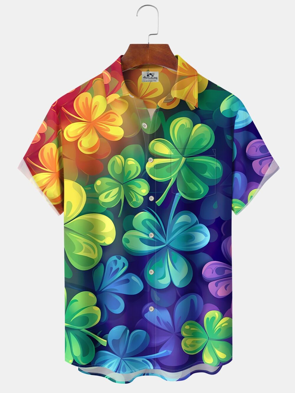 Holiday Shamrock Lucky St. Patrick's Replacement Hawaiian Shirt BGR2765224 - Boogor