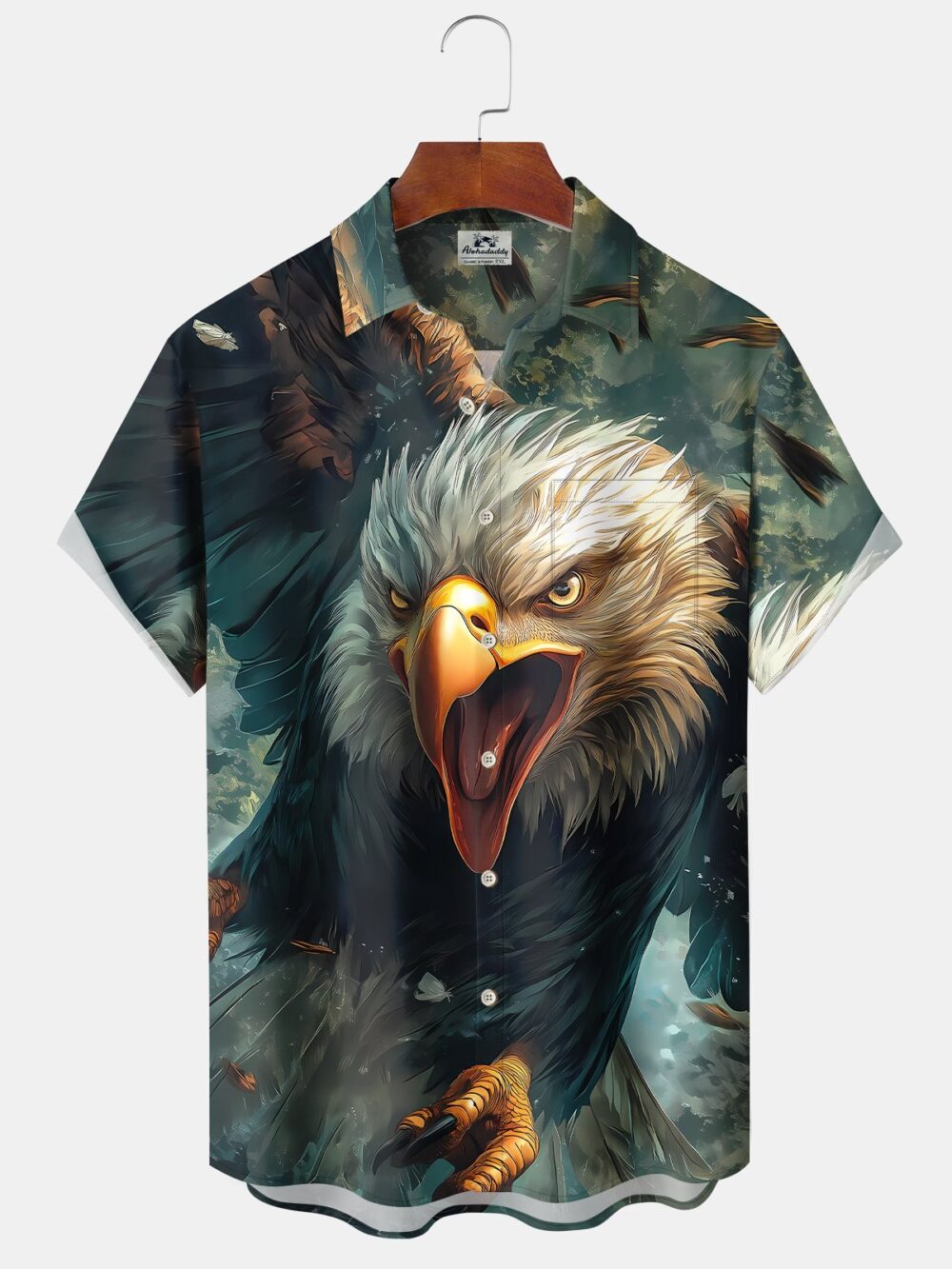 Holiday Vintage American Eagle Sky Vacation Hawaiian Shirt BGR2765152 - Boogor