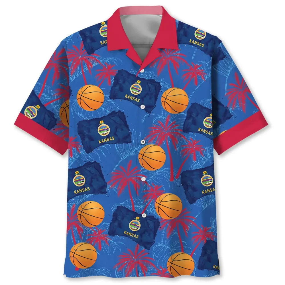 Kansas Basketball Hawaiian Shirt BGR2764915 - Boogor