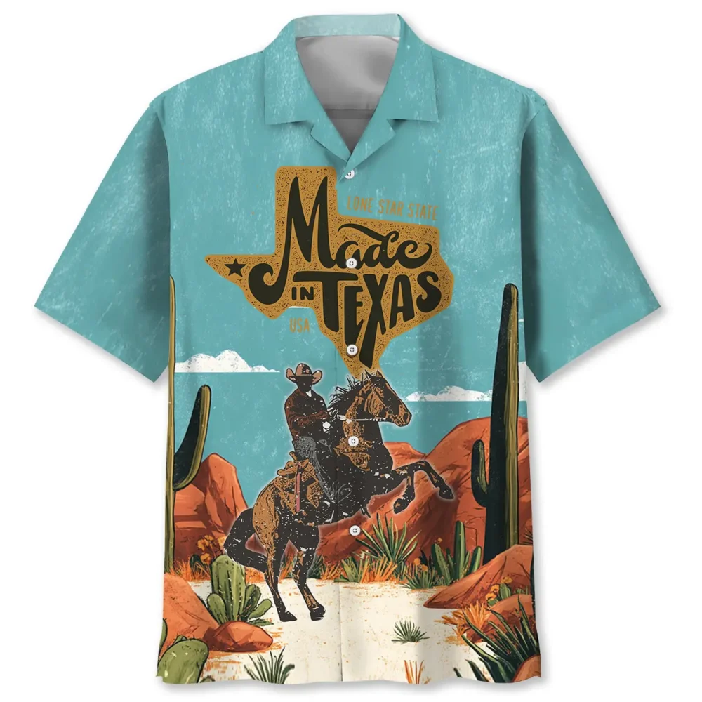 Lone Star State Made In Texas Hawaiian Shirt BGR2764999 - Boogor