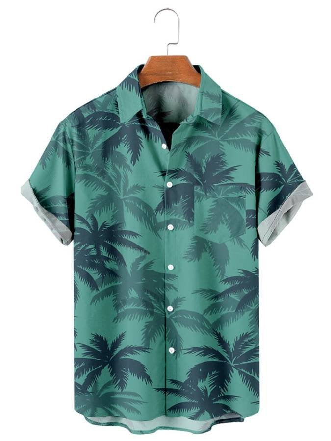 Men's Gta Vice City Tommy Vercetti Print Casual Hawaiian Shirt BGR2765324 - Boogor