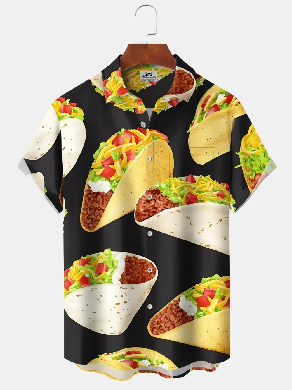 Men's Hawaiian Food Taco Hawaiian Shirt BGR2765290 - Boogor