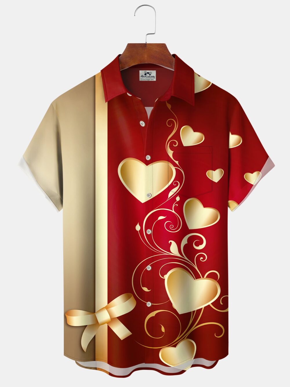 Men's Valentine Collection Holiday Hawaiian Shirt BGR2765173 - Boogor