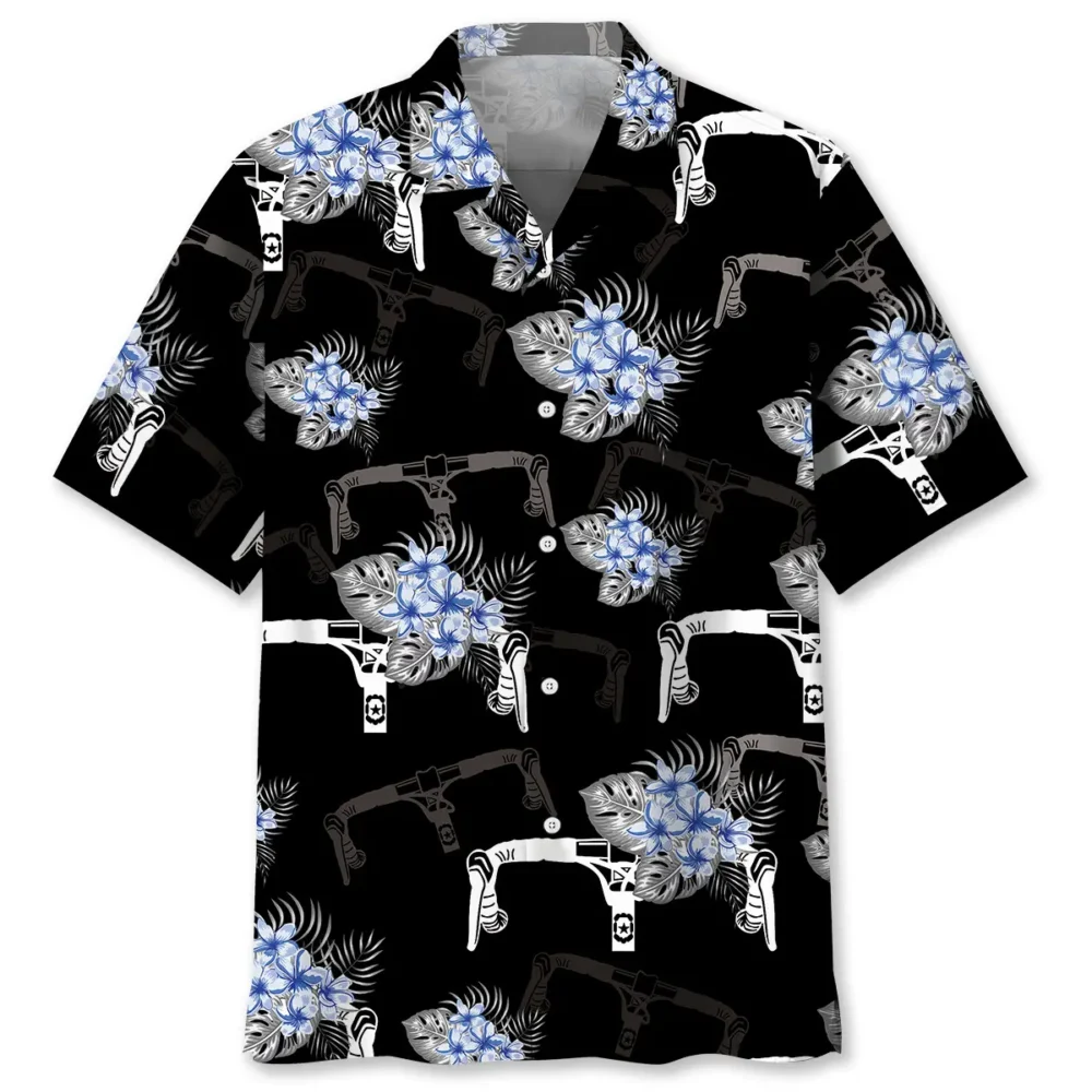 Nature Blue Cycling Hawaiian Shirt BGR2764923 - Boogor
