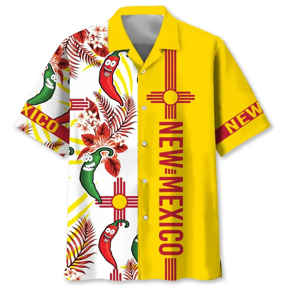 New Mexico Dancing Chilies Hawaiian Shirt BGR2764881 - Boogor